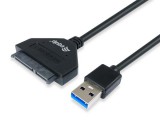 Átalakító kábel, USB 3.2 - SATA átalakító, 0,5 m, EQUIP