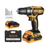 Deko Tools DKCD20XL01-10S3 akkumulátoros fúrógép