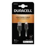 Duracell USB - Lightning kábel 1m fekete (USB5012A)