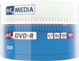DVD-R lemez, 4,7 GB, 16x, 50 db, zsugor csomagolás, MYMEDIA (by VERBATIM) (DVDM-16Z50)