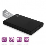 Ewent 2,5" SATA SSD/HDD screwless Black EW7044