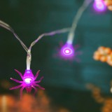Family Halloween-i LED-es fényfüzér - pók