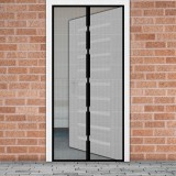 GARDEN OF EDEN Mágneses szúnyogháló függöny ajtóra - fekete