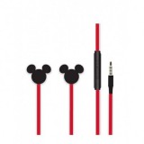 Gegeszoft Disney sztereo headset - 3D Mickey 3,5mm jack piros