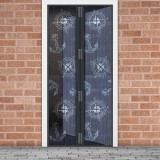 Globiz Szúnyogháló függöny ajtóra -mágneses- 100 x 210 cm - horgonyos