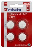 Gombelem, CR2016, 4 db, VERBATIM "Premium"