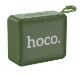 HOCO bluetooth hordozható hangszóró (v5.2, TransFlash kártyaolvasó, 5W teljesítmény, FM rádió) SÖTÉTZÖLD