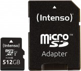 Intenso 3423493 microSDXC, 512GB, Class 10, UHS-I Premium memóriakártya