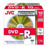 JVC DVD-R standard lemez slim tokban 10 db/cs