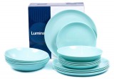 Luminarc Diwali Light Turquoise, 18 részes étkészlet - 0 Ft posta