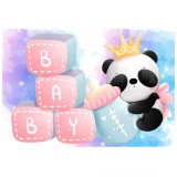 Maria King Puzzle – Baby pandás cumisüveggel (120 db-os)