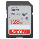 memóriakártya SDHC ULTRA 128GB, 120MB/s, CL10, UHS-I (SANDISK_186498)