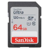 memóriakártya SDHC ULTRA 64GB, 120MB/s, CL10, UHS-I (SANDISK_186497)