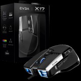 Mouse EVGA X17 Gaming egér - RGB - Fekete (903-W1-17BK-K3) - Egér