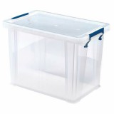 Műanyag tároló doboz, átlátszó, 18,5 liter, FELLOWES, ProStore&#8482; (IFW77305)