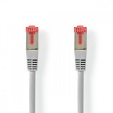 NEDIS Cat 6 kábel | RJ45 Dugasz | RJ45 Dugasz | S/FTP | 0.50 m | Kerek | PVC | Szürke | Papírfüles