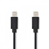 NEDIS Mini DisplayPort kábel | DisplayPort 1.2 | Mini DisplayPort Dugasz | Mini DisplayPort Dugasz | 21.6 Gbps | Nikkelezett | 1.00 m | Kerek | PVC | Fekete | Műanyag Zacskó