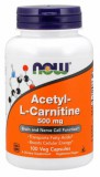 NOW Foods Acetyl-L-Carnitine 500mg (100 kapszula)