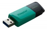 Pendrive, 256GB, USB 3.2, KINGSTON Exodia M, fekete-türkiz (UK256DTXM)