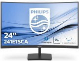 Philips 241E1SCA/00 23,6" VA LED Full HD 75Hz VGA/HDMI fekete monitor