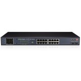 PROVISION-ISR 16+2 SFP portos POE Switch, 10/100/1000Mbps, 2x1Gbps Ethernet és 2x1Gbps SFP optikai uplink port