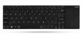 Rapoo E2710 vezeték nélküli billentyűzet touchpad - fekete (157233)