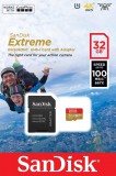 Sandisk EXTREME ACTION MICRO SDHC 32GB + ADAPTER CLASS 10 UHS-I U3 A1 V30 100/60 MB/S