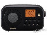 Sangean PR-D12BT (Traveller 120) Bluetooth hordozható FM/AM rádió, fekete