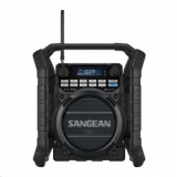 Sangean U-4 DBT BLACK DAB, FM-RDS, Bluetooth, Aux-in, strapabíró digitális rádió (001188)