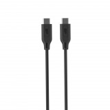 Silicon Power Boost Link PVC LK15CC USB Type-C - USB Type-C töltő-/adatkábel 1m fekete (SP1M0ASYLK15CC1K) (SP1M0ASYLK15CC1K) - Adatkábel