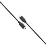 Silicon Power Kábel - USB Type-C to USB Type-C (Fekete, 1m, 480MB/s) (SP1M0ASYLK15CC1K)