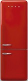 SMEG FAB38RRD5 szabadonálló retro alulfagyasztós hűtőszekrény - jobb oldali pánt - piros