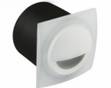 Strühm Kami négyzet alakú, hideg fehér, fehér beltéri LED-es lépcsővilágítás
