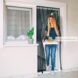 Szúnyogháló függöny ajtóra, 4 szalag