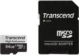 Transcend High Endurance TS64GUSD350V 64GB microSDXC U1 memóriakártya adapterrel