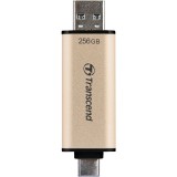 Transcend JetFlash 930C 256GB USB-C/USB 3.2 Gen1 420/400MB/s fekete/arany pendrive