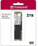Transcend SSD 2TB M.2 2280 NVMe PCIE GEN3X4 M-KEY 3D TLC WITH DRAM 220S (TS2TMTE220S)