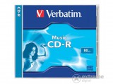 Verbatim CD-R Music 700 MB, 16x, 80min, "Live It", normál tokban