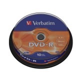 Verbatim DVD-R 16x Cake (10) /43523/