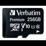 Verbatim Premium - flash memory card - 256 GB - microSDXC UHS-I (44087) - Memóriakártya