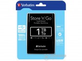 Verbatim Store n Go 2,5" 1TB USB3 külső merevlemez, fekete (53018/53023)