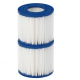 029587 - Szűrőbetét papírszűrős vízforgatóhoz 2 db, méret  79mm x 180mm magas