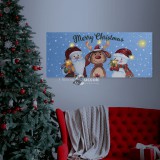 &#039;&#039;Merry Christmas&#039;&#039; karácsonyi LED hangulatkép, 70x30 cm