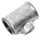 1"-1/2"-1" T idom szűkített horganyzott