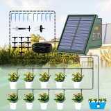 1.1W-os napelemes csepegtető öntözőrendszer és kerti automatikus öntözőrendszer