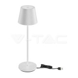 1.5W LED asztali lámpa, fehér-homok színű, 3000K, IP54