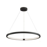 1 ágú függeszték, 80cm átmérő, fekete, 3000K/4000K CCT kapcsolóval, 2000 lm, CRI 80, SLV One 80 1002911