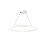 1 ágú függeszték, 80cm átmérő, lefelé és felfelé világít, fehér, 3000K/4000K CCT kapcsolóval, 1230 lm, CRI 90, 130°, SLV One 80 1004764