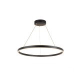 1 ágú függeszték, 80cm átmérő, lefelé és felfelé világít, fekete, 3000K/4000K CCT kapcsolóval, 1230 lm, CRI 90, 130°, SLV One 80 1004763