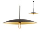 1 ágú függeszték, fekete, E27, Redo Cymbal 01-1744